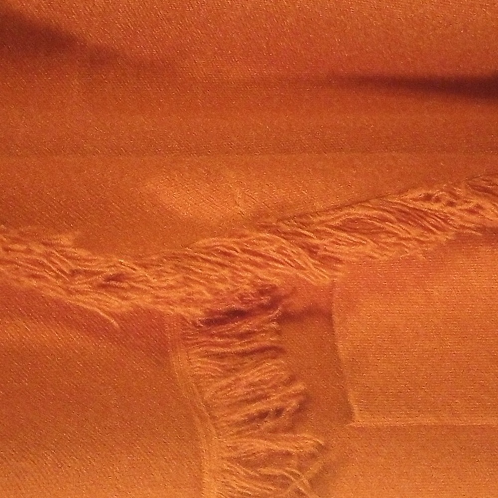 Women's Rust Sleeveless Sweater Vest - Picture 6 of 7